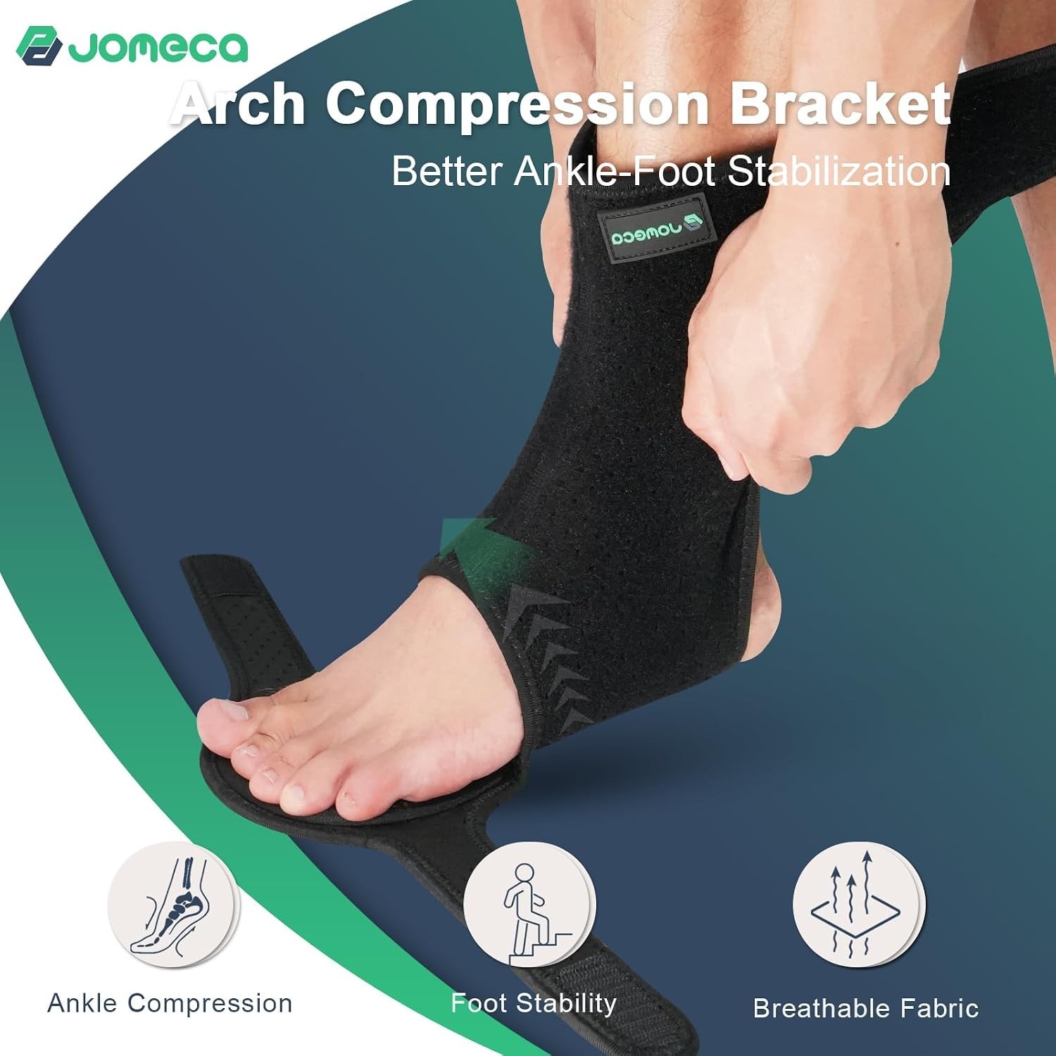 Drop Foot Brace with Arch Support – Medium