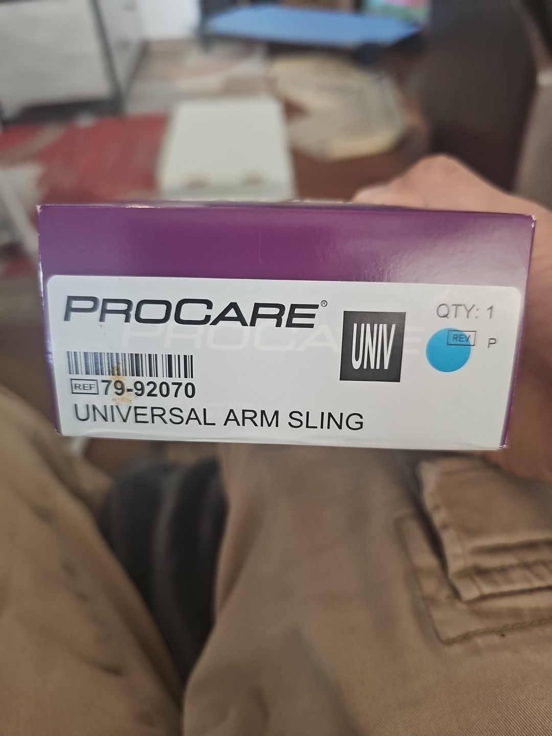 Procare Universal Arm sling Black 79-92070