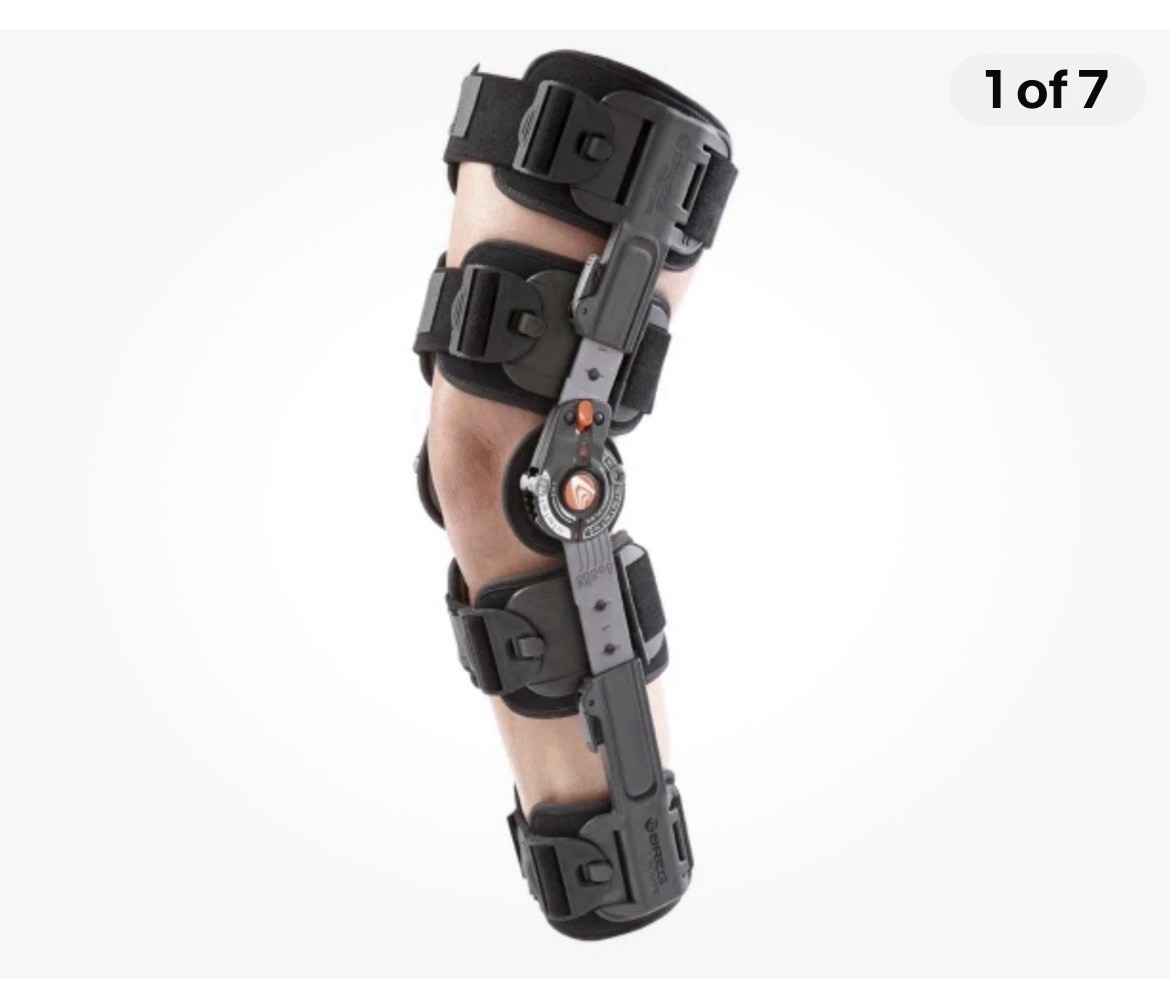 Breg T-Scope Premier Post Op Knee Brace – Black REF 08814 New