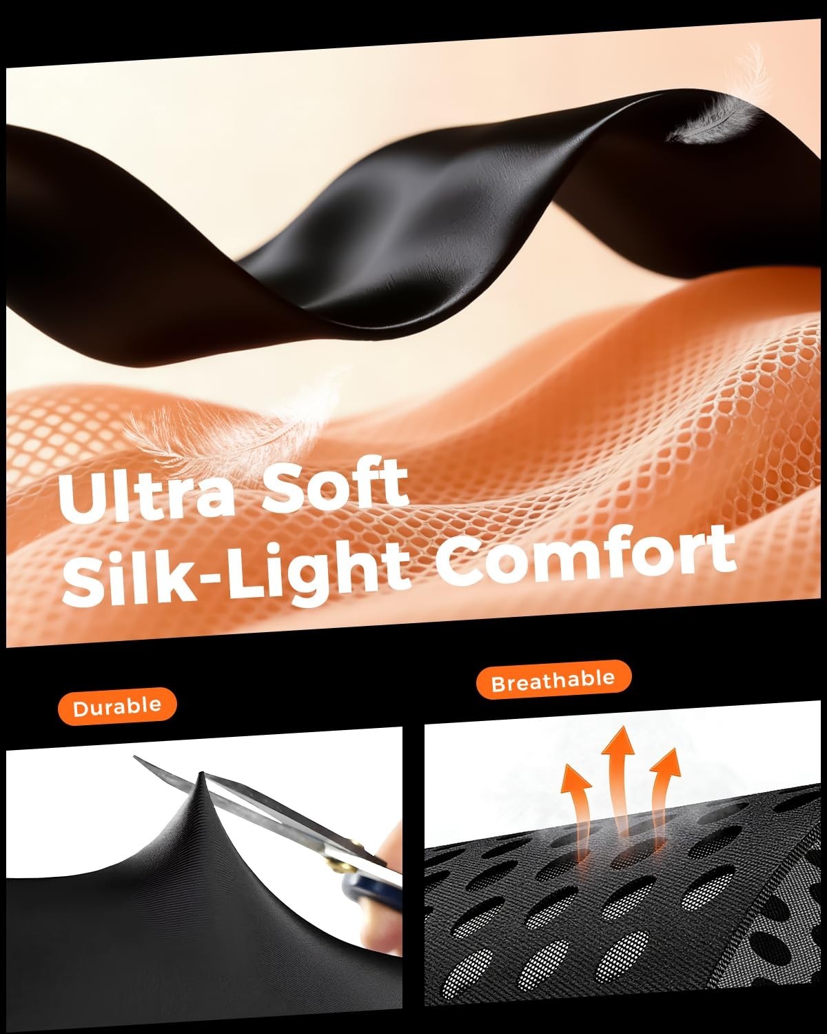 Lightweight Copper-Infused Leg Compression Sleeve – M for Fast Muscle Recovery