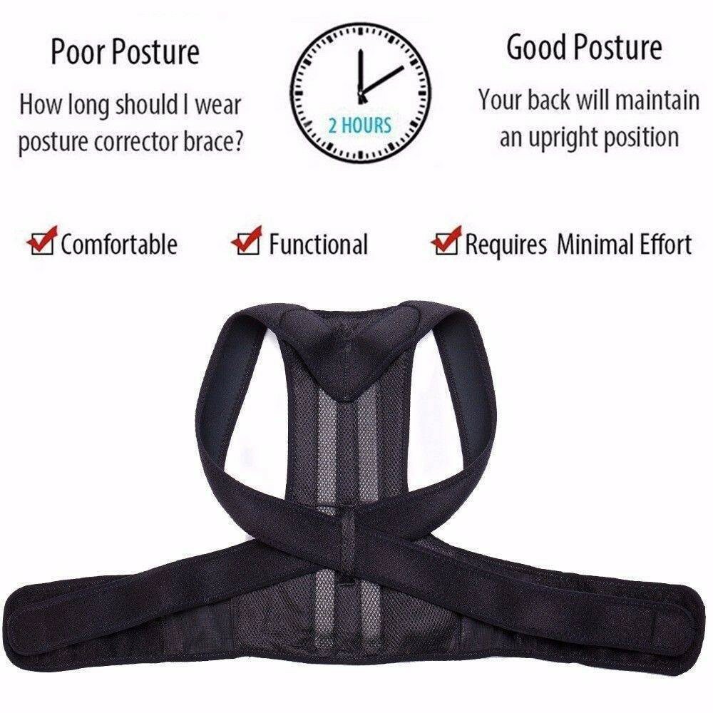 Heavy Duty Lift Lumbar Lower Back Waist Support Belt Brace Suspenders for Work