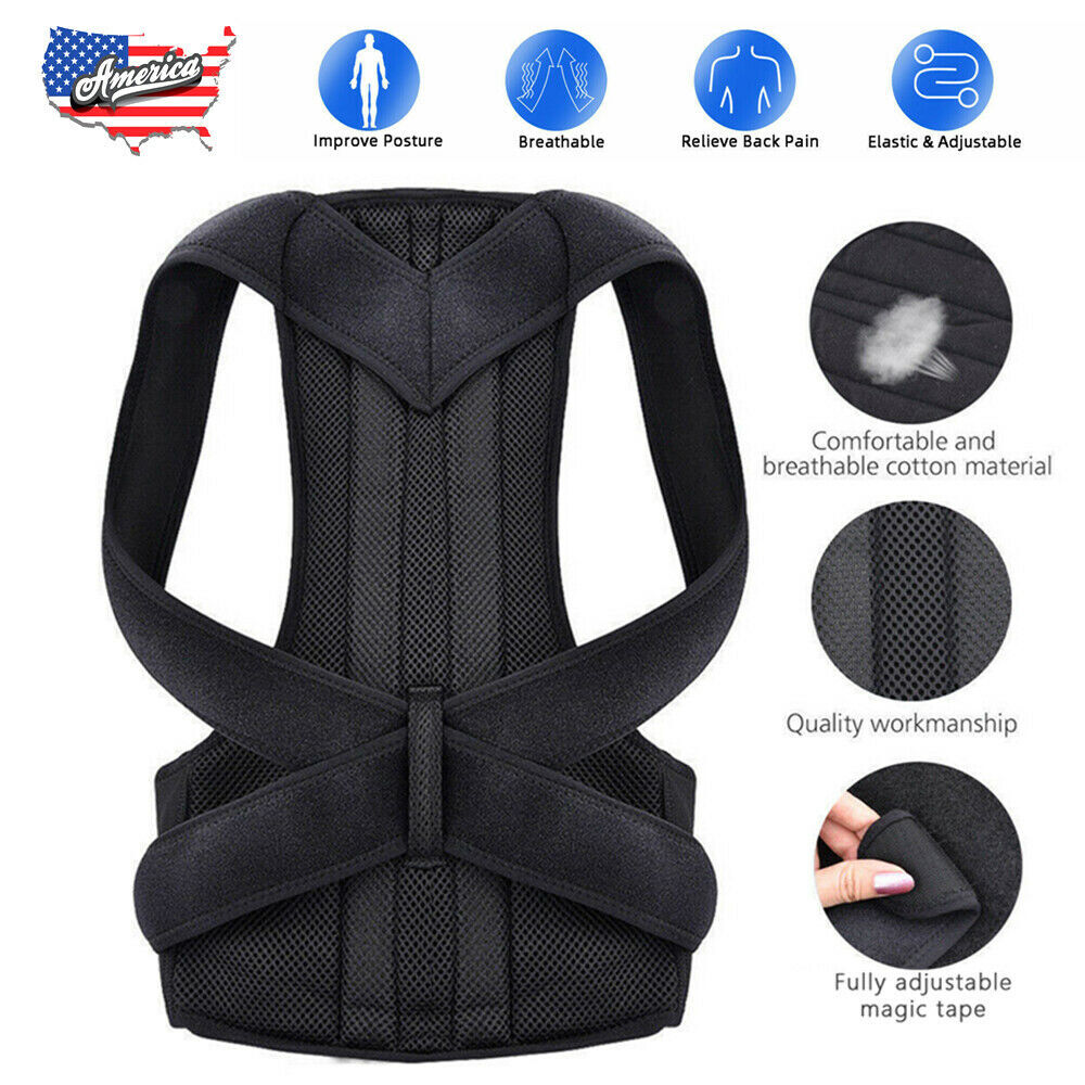 Hump Back Posture Corrector Spinal Belt Straight Back Brace Orthosis Correction