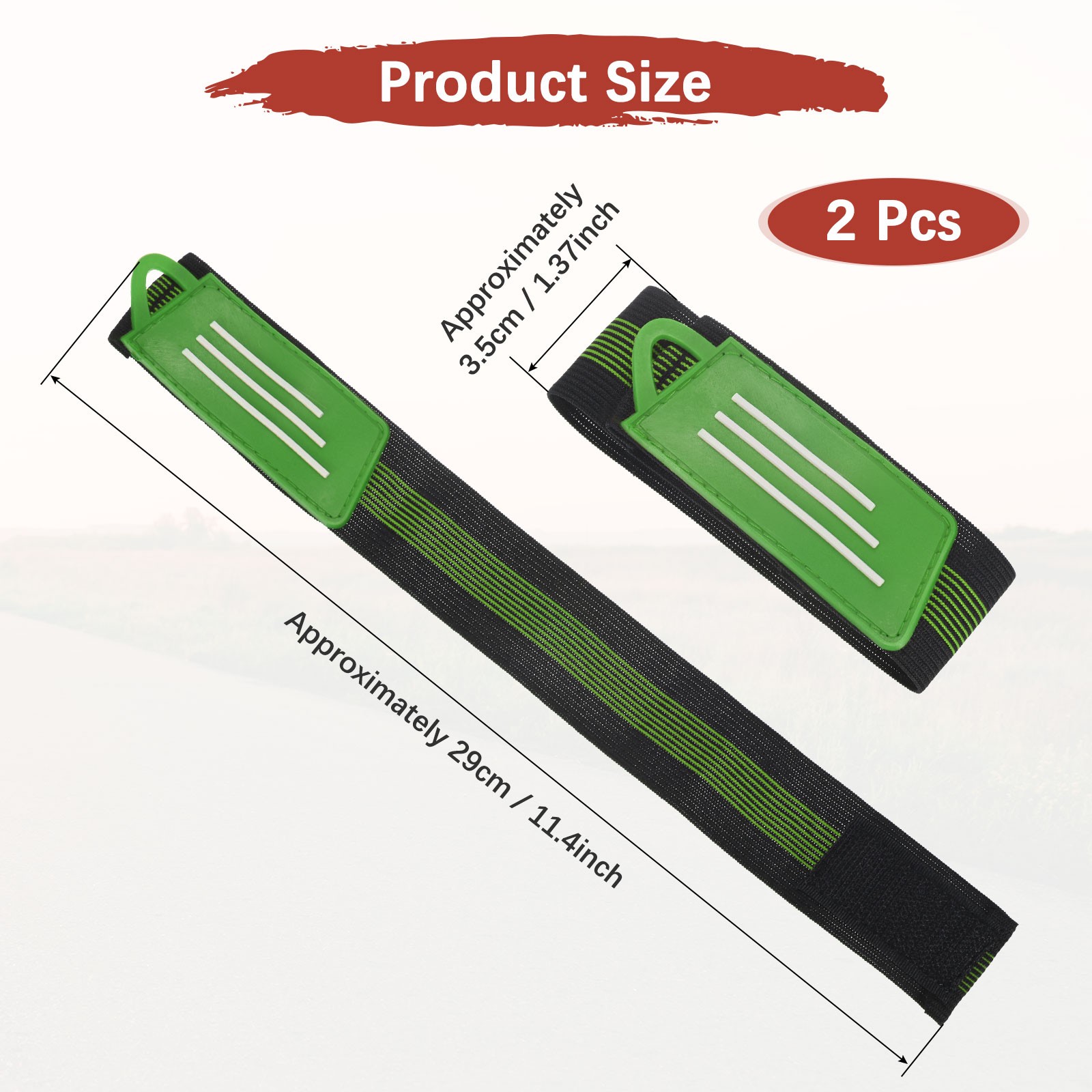 Bike Leg Band [2PCS] – Green Cycling Safety Bands