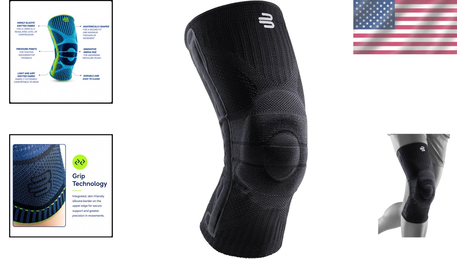 Omega Sports Knee Support – Pain Relief & Stability