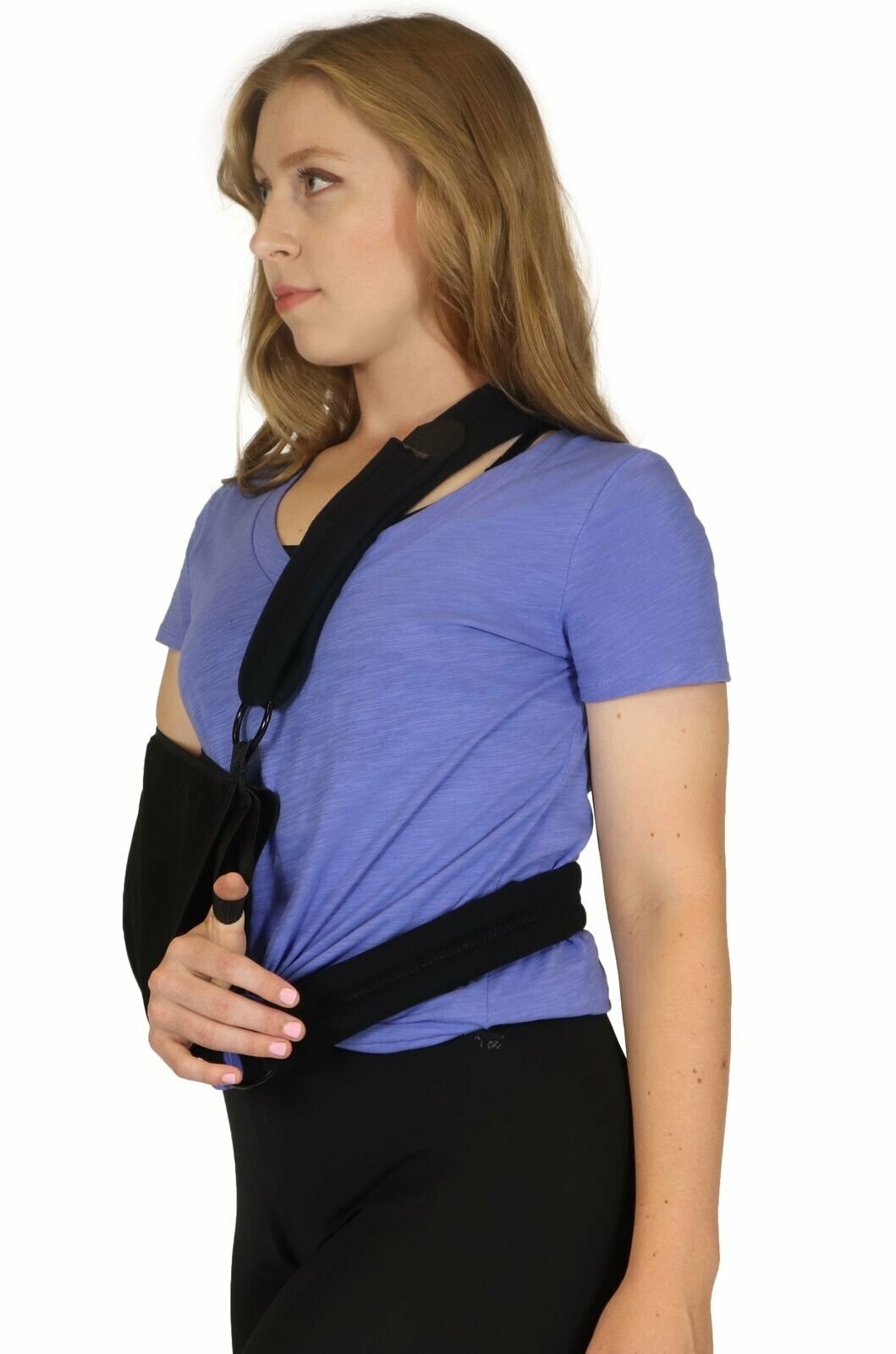 NEW Universal Rotator Cuff Sling Shoulder Immobilizer, Adjustable, Waist Strap