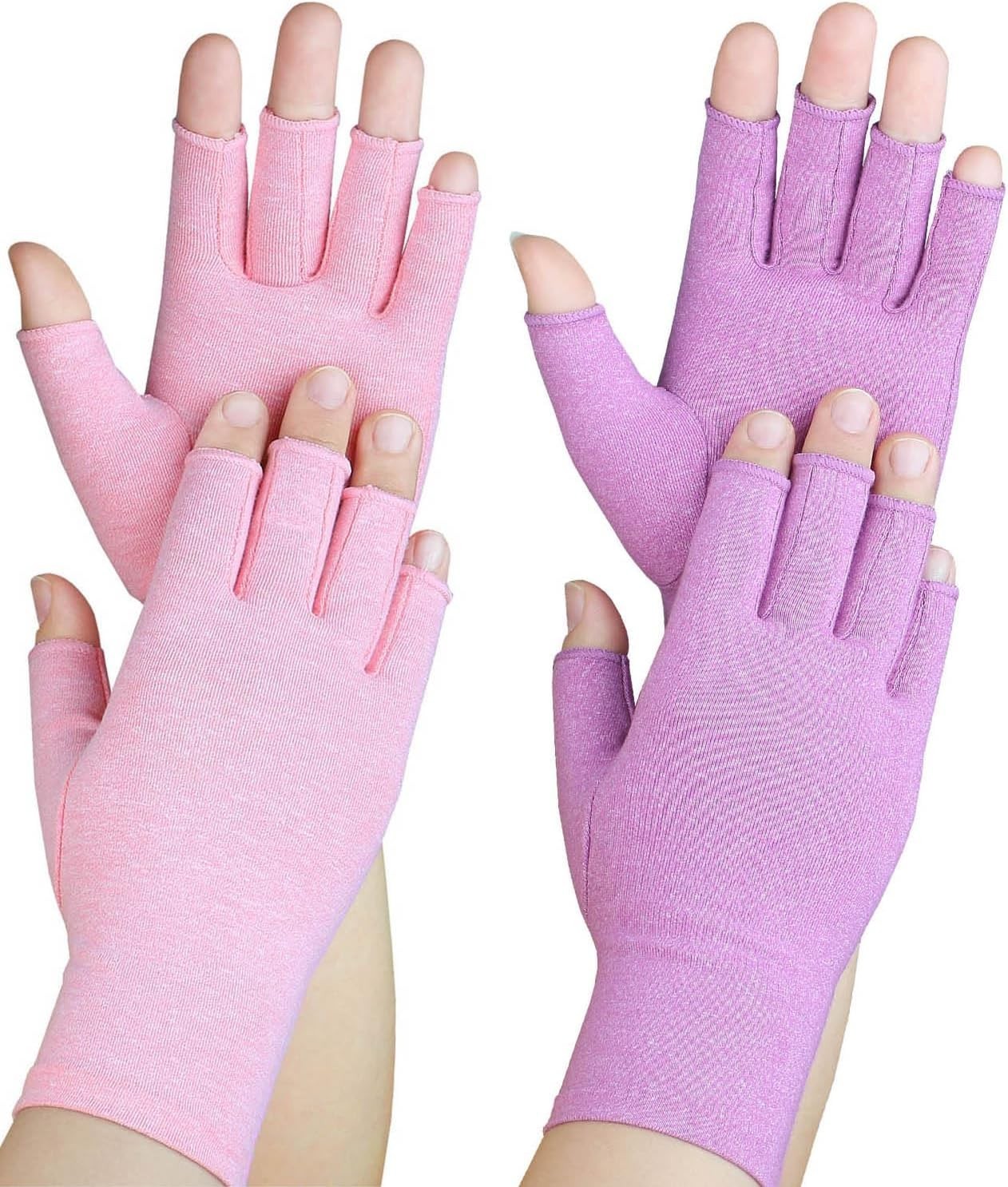 2 Pairs , Hand Compression Gloves for Rheumatoid, Pain Relief, Carpal Tunnel,…