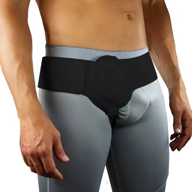 Inguinal Hernia Belt Men Post Surgery Support Truss Groin Adjustable Straps Band