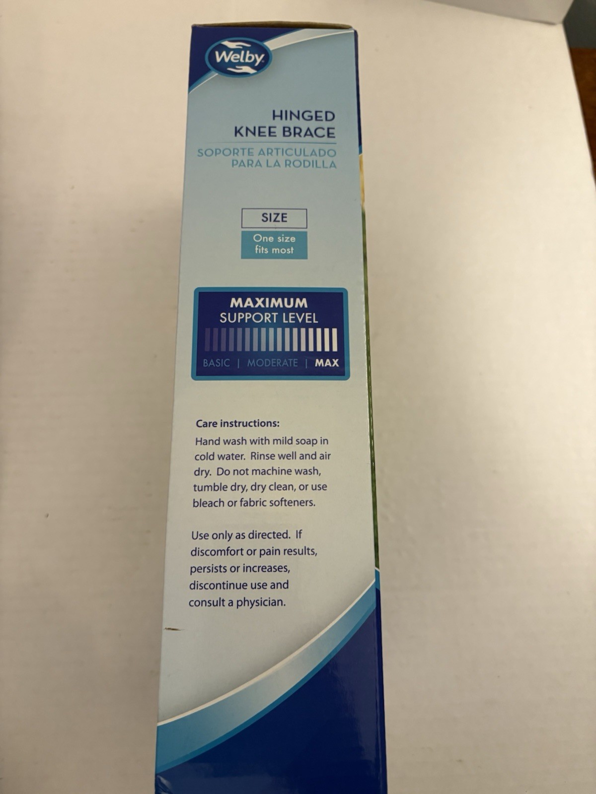 Knee Brace Welby Hinged One Size Fits Most Breathable Lightweight Support