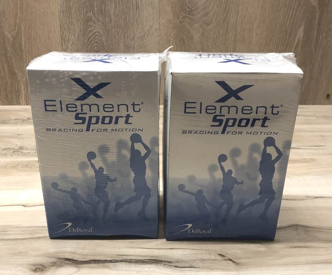 DeRoyal Element Sports Matching Set Of Ankle Braces Size Medium ( Left & Right )