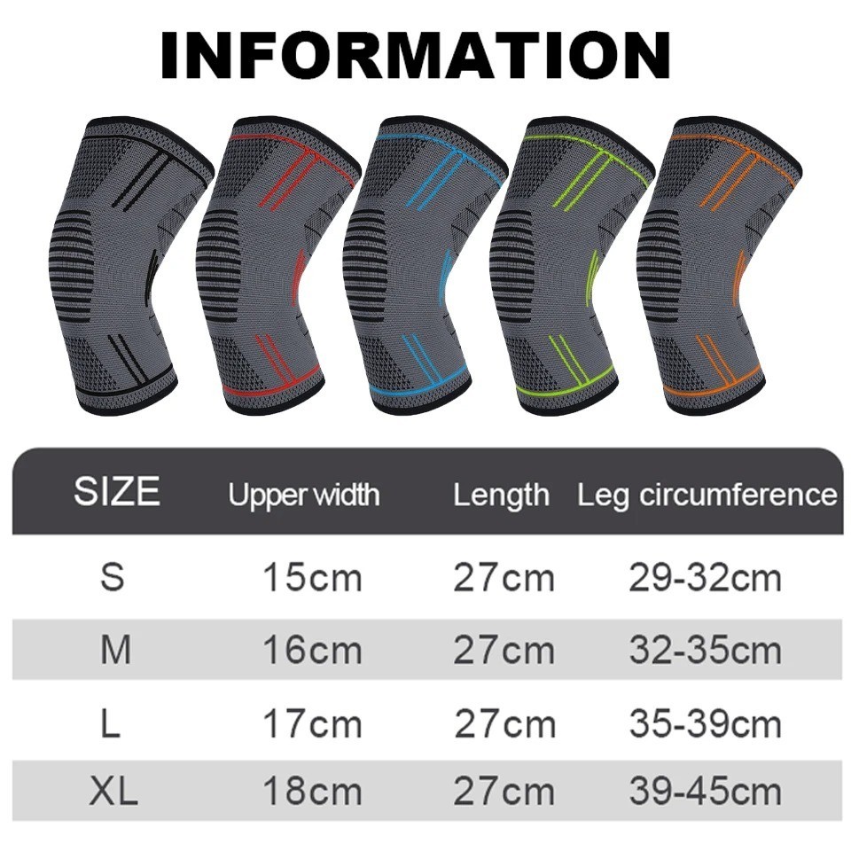 Sable Upgraded Knee Brace 2 Pack Compression Sleeves Support for Women & Men
