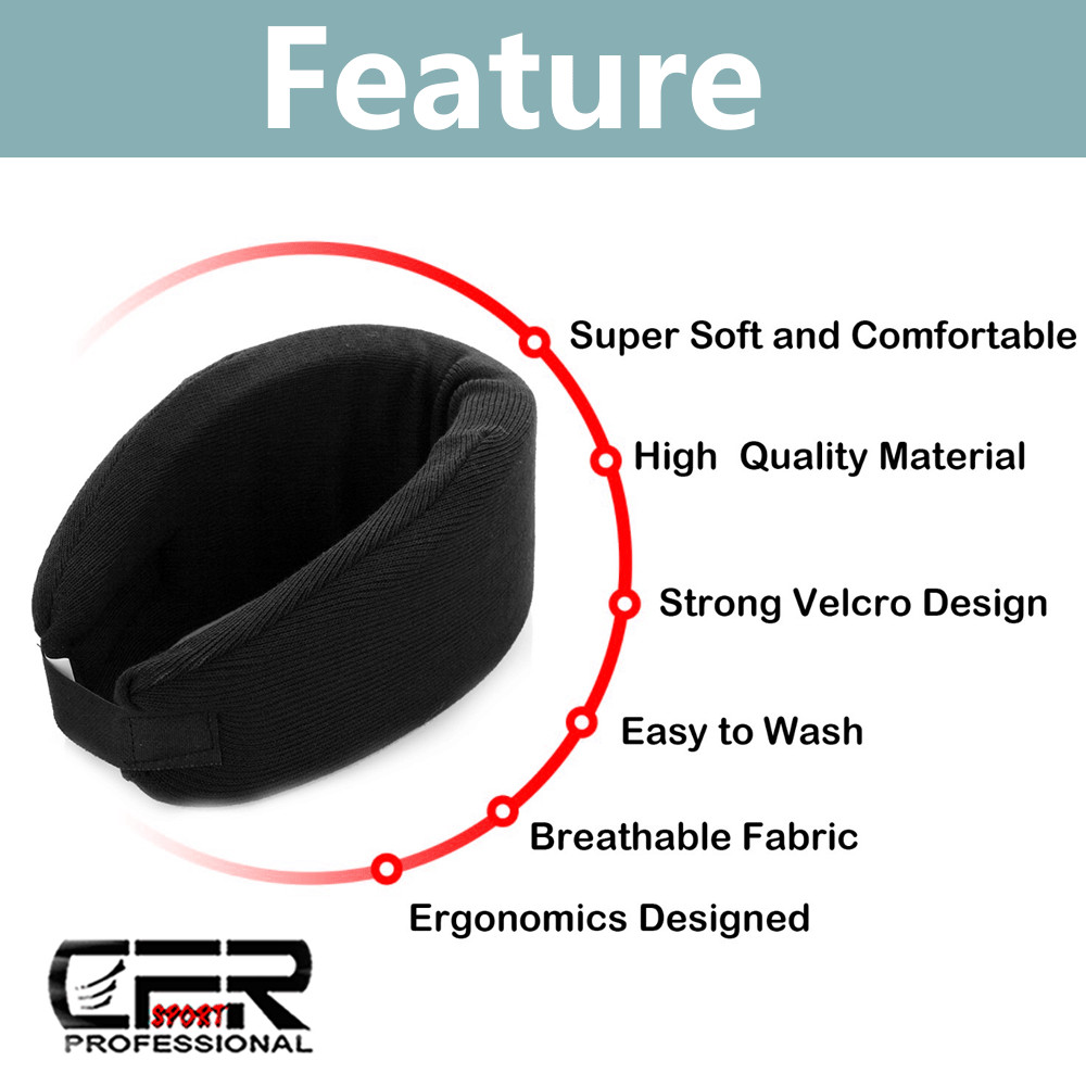 Adjustable Neck Brace Support Soft Foam Spine Cervical Collar Neck Pain Relief