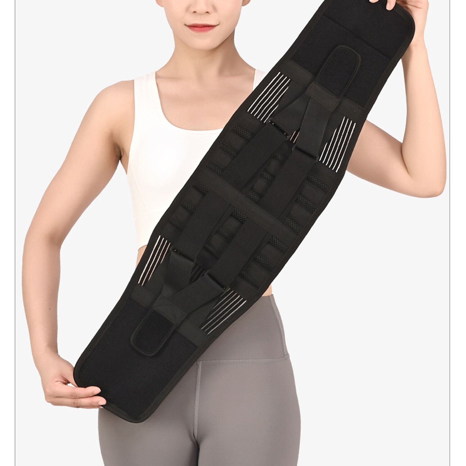 Men Women Back Brace for Lower Back Pain Relief Lumbar Support Belt Sciatica US