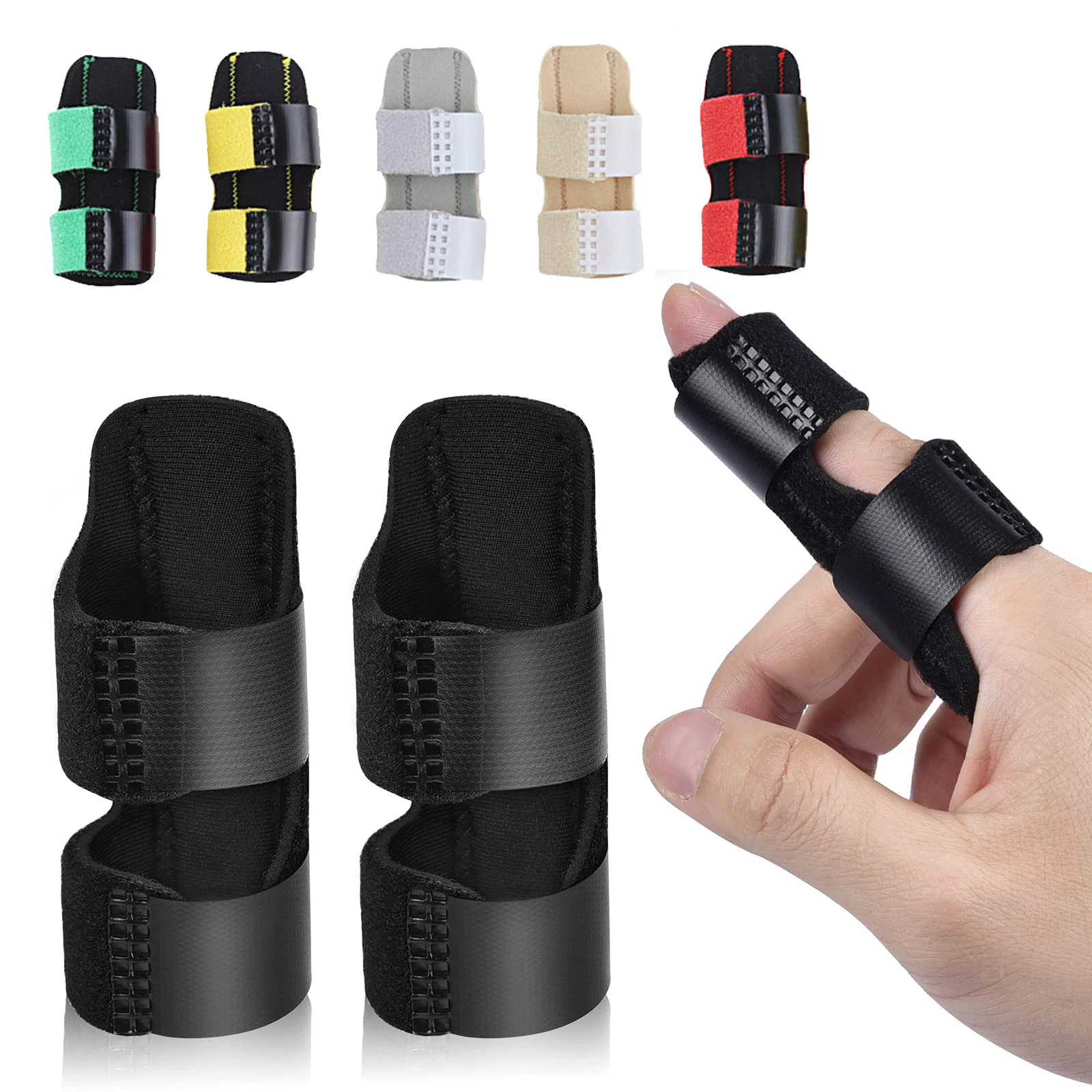 Trigger Finger Splint Fixing Brace Adjustable Straighten Sprain Dislocation