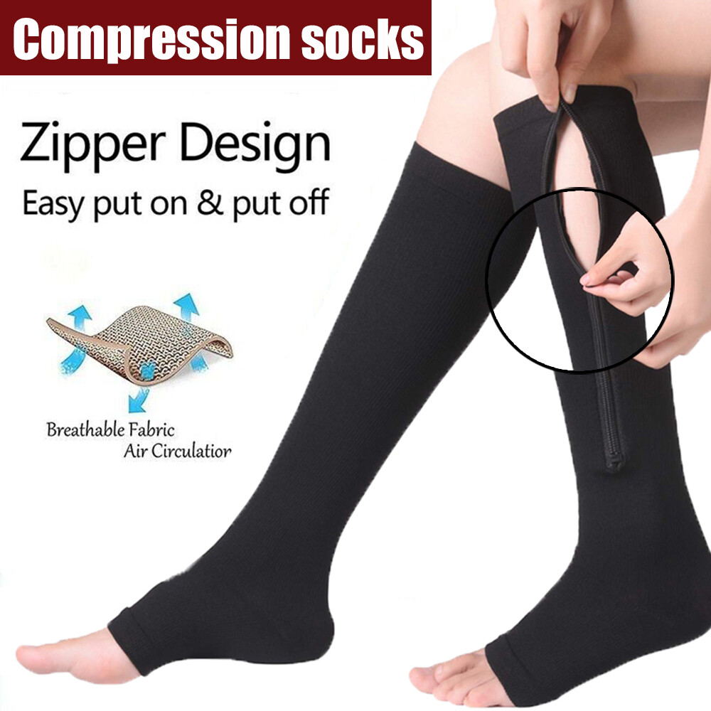 Compression Stockings 15-20 mmHg Graduated Sports for Varicose Veins Edema US