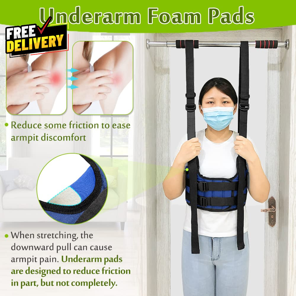 Back Stretcher Harness for Spinal Decompression Lumbar Traction Belt & Inversion