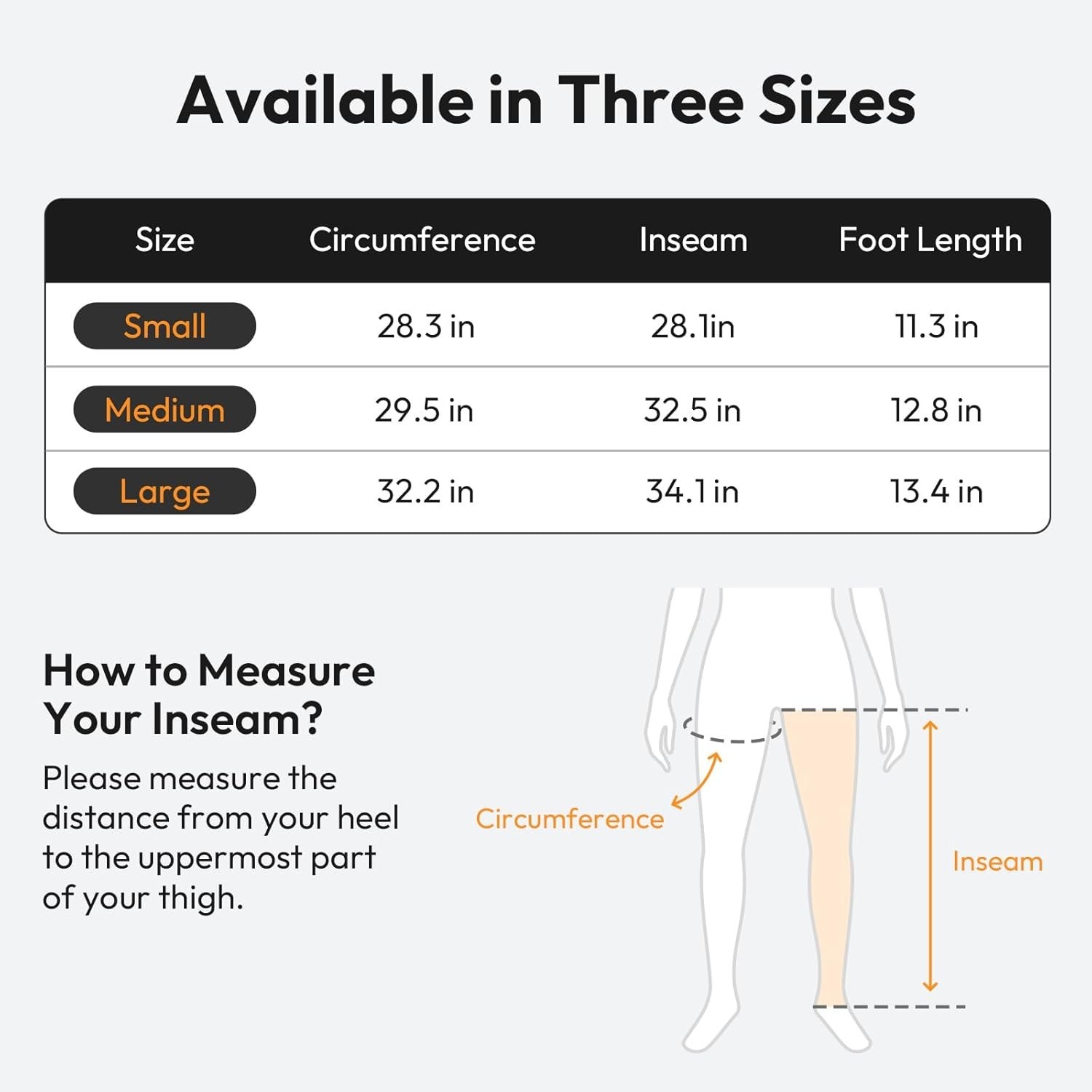 QUINEAR Air Compression Leg Recovery System Rechargeable Cordless Device, Large
