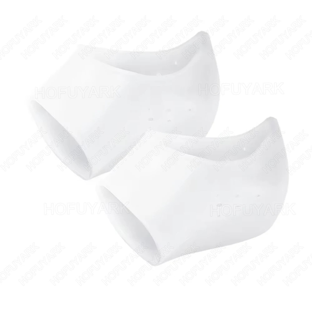 Invisible Height Increase Insole Silicone Socks Gel Heel Lift Inserts for Man Wo