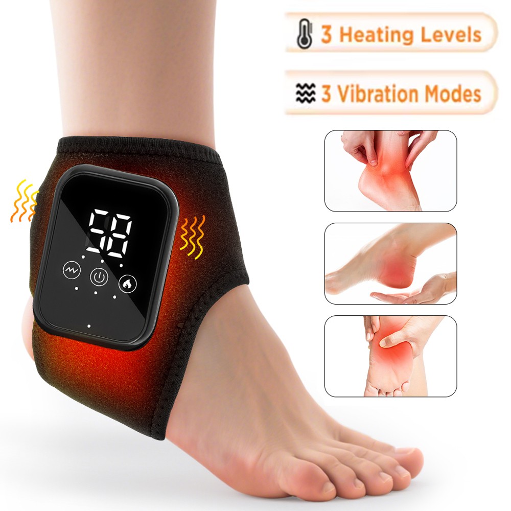 Foot Renew Triple Method Massager Heat Vibration for Heel Arch Ankle Neuropathy