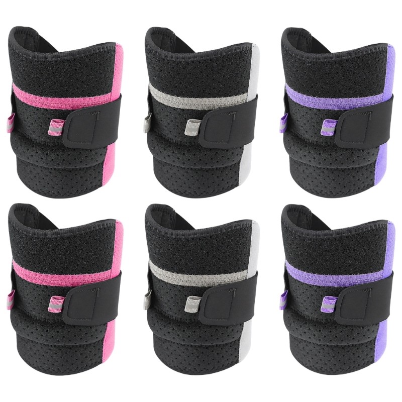 Set of 2 Sports Knee Brace with Adjustable Strap for Running Basketball Football
