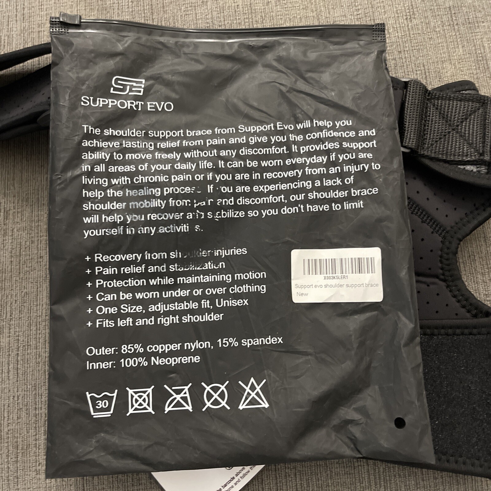 Support Evo Shoulder Support Brace New, Pain Relief for Shoulder Injuries