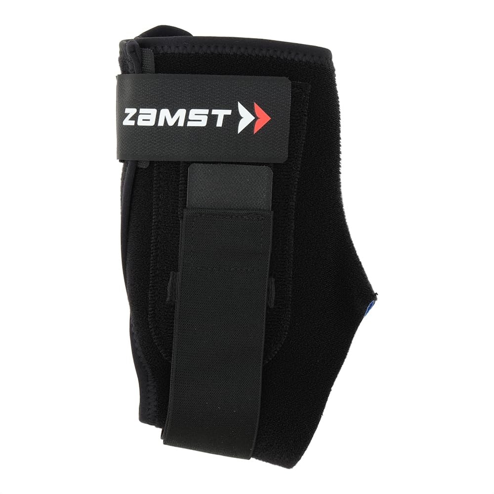 ZAMST Ankle Support A1 Short, Medium Size, Right Foot, Black, 370702, for genera