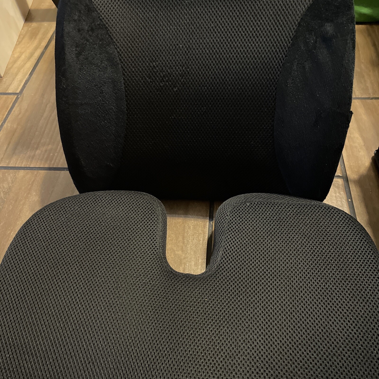 Seat Cushion & Lumbar Support Memory Foam Ergonomic Lumbar Support Pillow