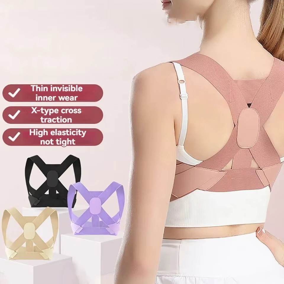Adjustable Posture Corrector low Back Support Shoulder Brace Belt for Men Women