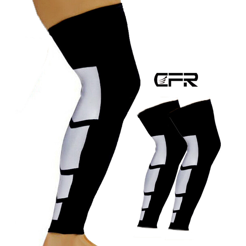 Thigh High Compression Calf Sleeves Men Women CFR Knee Support Socks Leg Brace