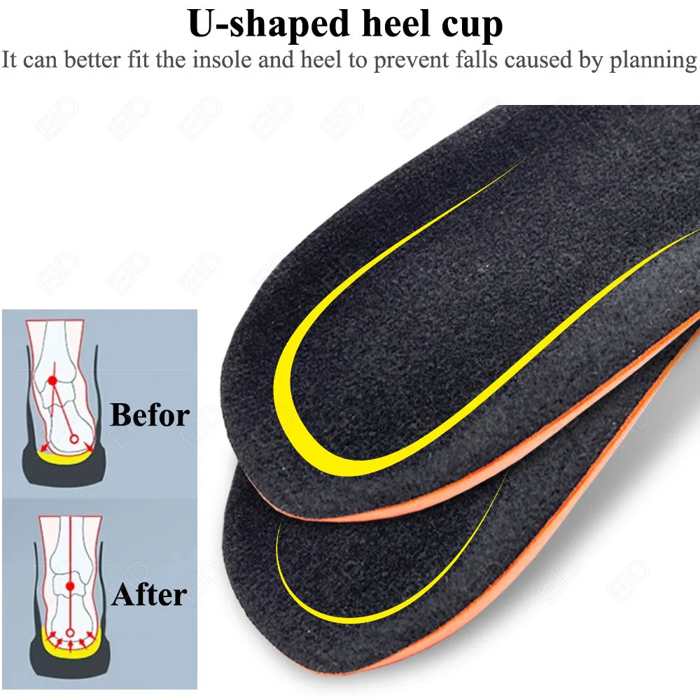 Half Orthopedic Insoles for Men Women Foot Heel Spurs Pain Cushion Foot Massager