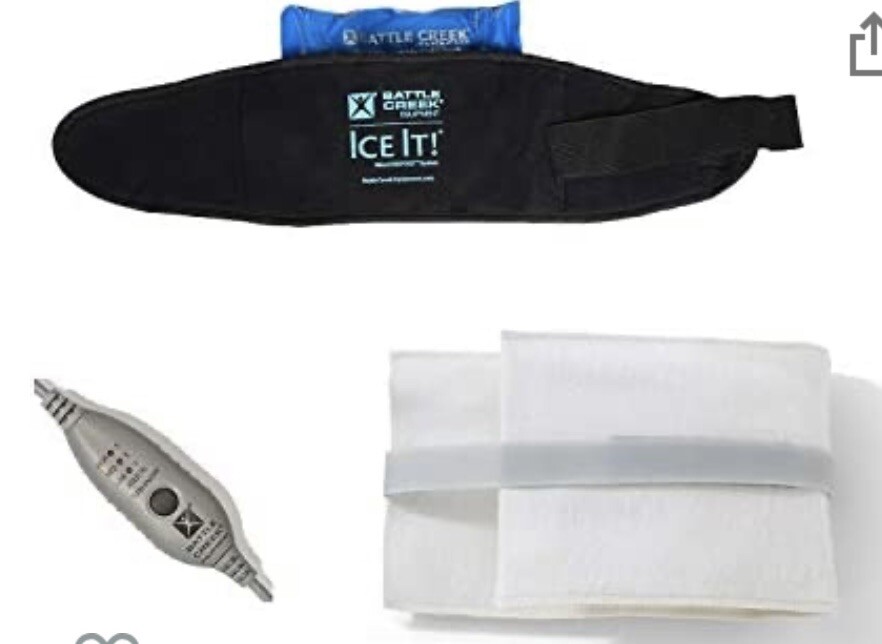 NECK PAIN RELIEF CERVICAL KIT W/ELECTRIC MOIST HEAT & COLD THERAPY BATTLE CREEK