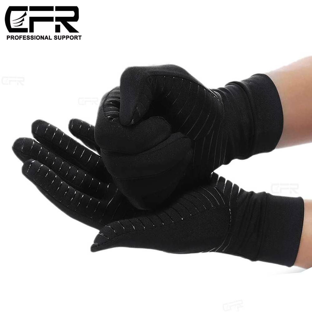 Copper Infused Compression Arthritis Gloves Rheumatoid Joint Pain Relief Hand @