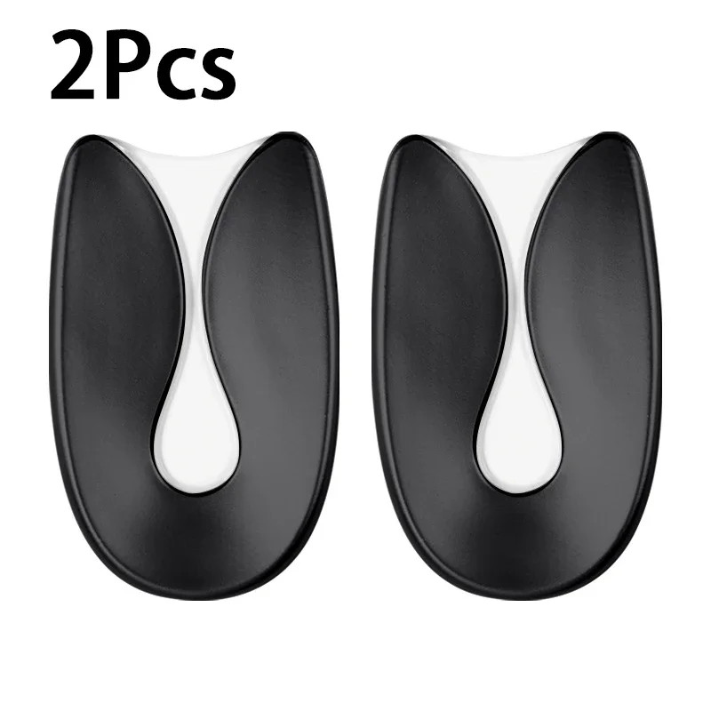 2pcs/4pcs Gel Heel Protectors Shock Absorbing Insoles Soft Elastic Silicone Heel