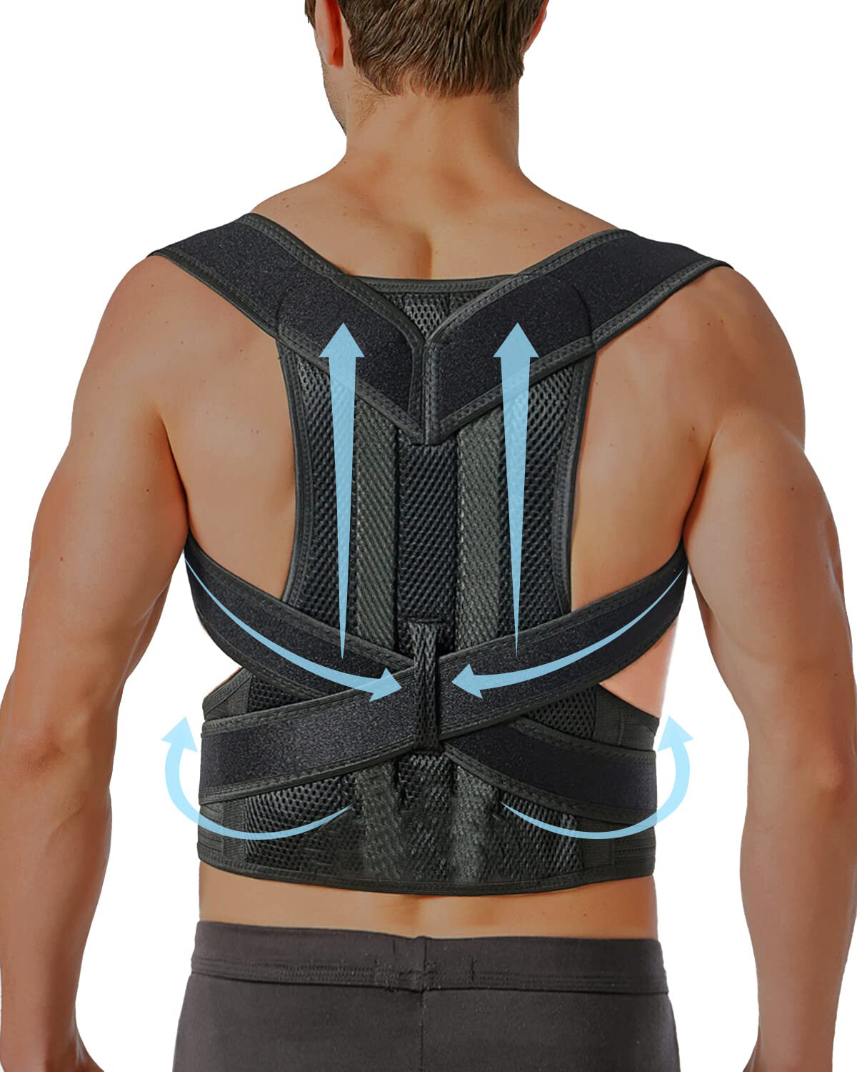 Back Support Kyphosis Posture Corrector Back Brace For Hunched Back Women Men