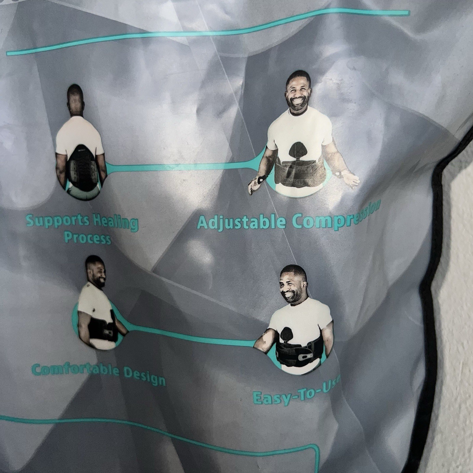 Coretech 639 LSO Adjustable Back Brace (One Size Fits All) New With Tags