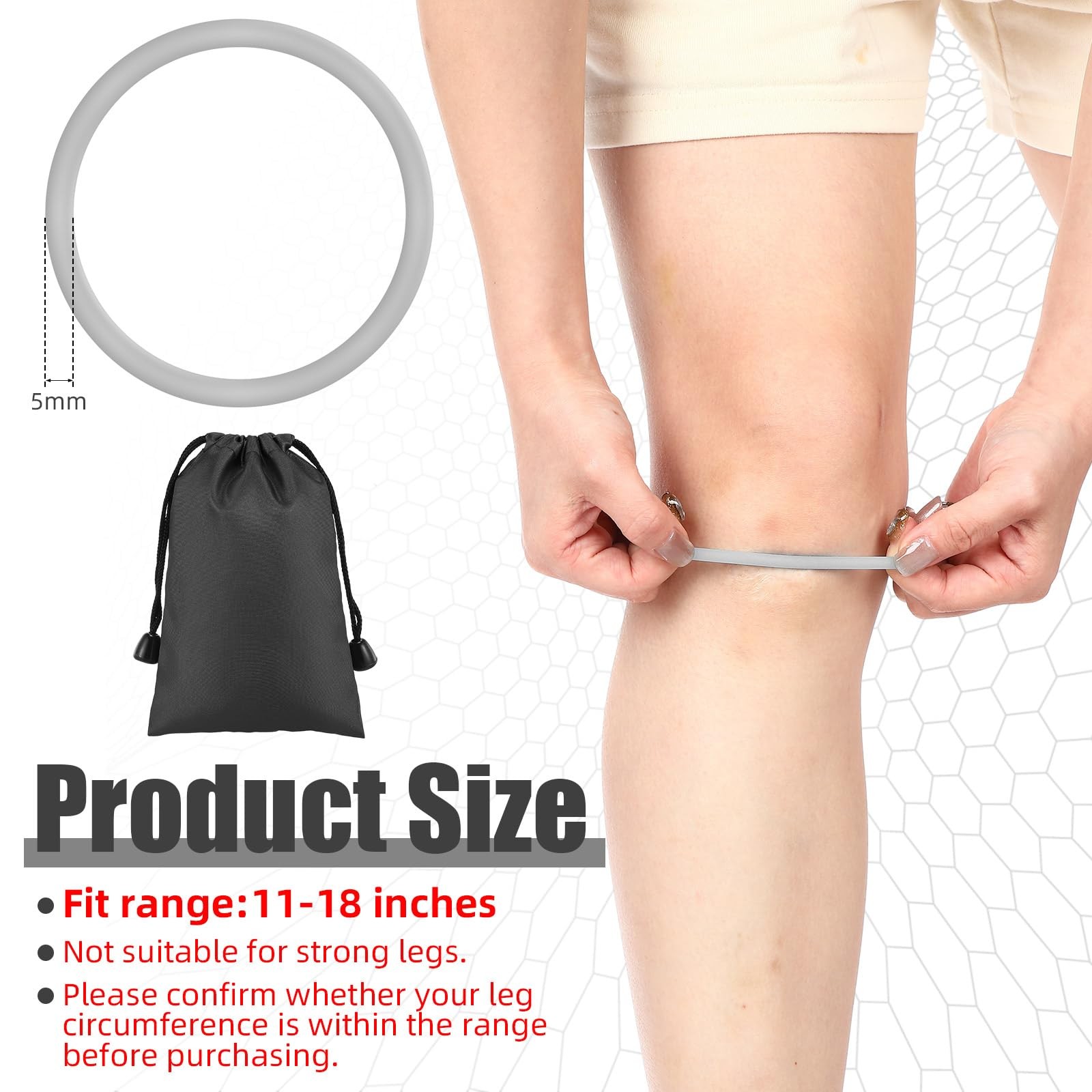 Correa De Banda Para La Rodilla Con Soporte De Tend?N Rotuliano De Silicona