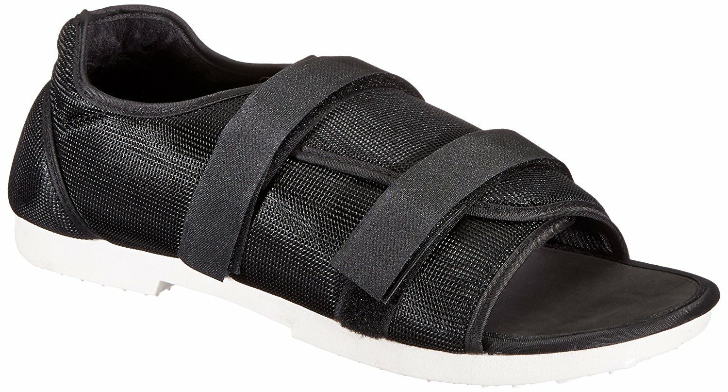 ProCare Cast Shoe X-Large Male 13 and Up Black Open Toe / Closed Heel 1 Count