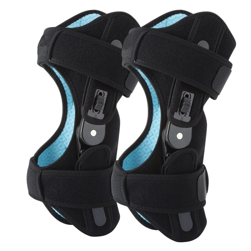 New Knee Booster Shift Knee Brace Adjustable Hinged Knee Orthosis Brace Supports