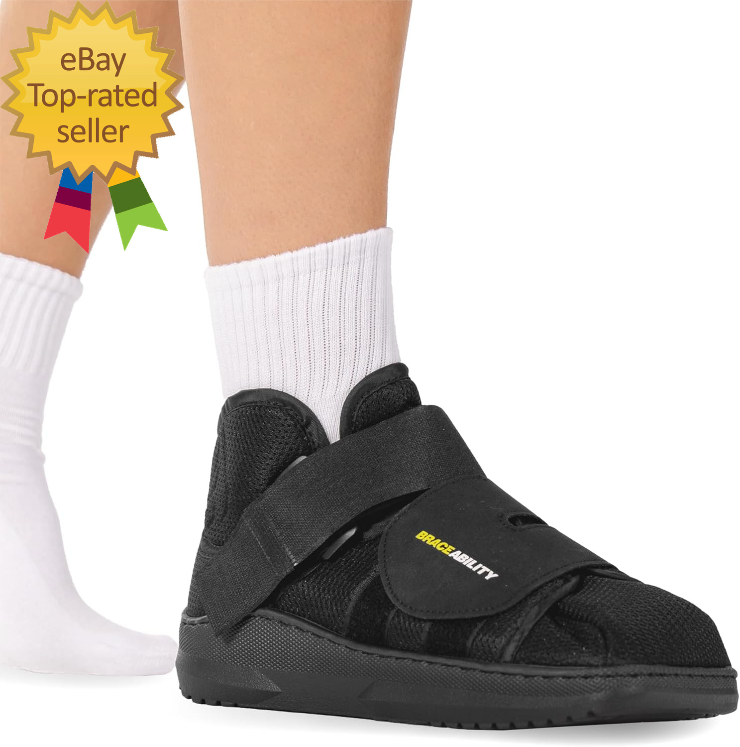 Closed Toe Medical Walking Shoe Lightweight Broken Toe Cast Boot