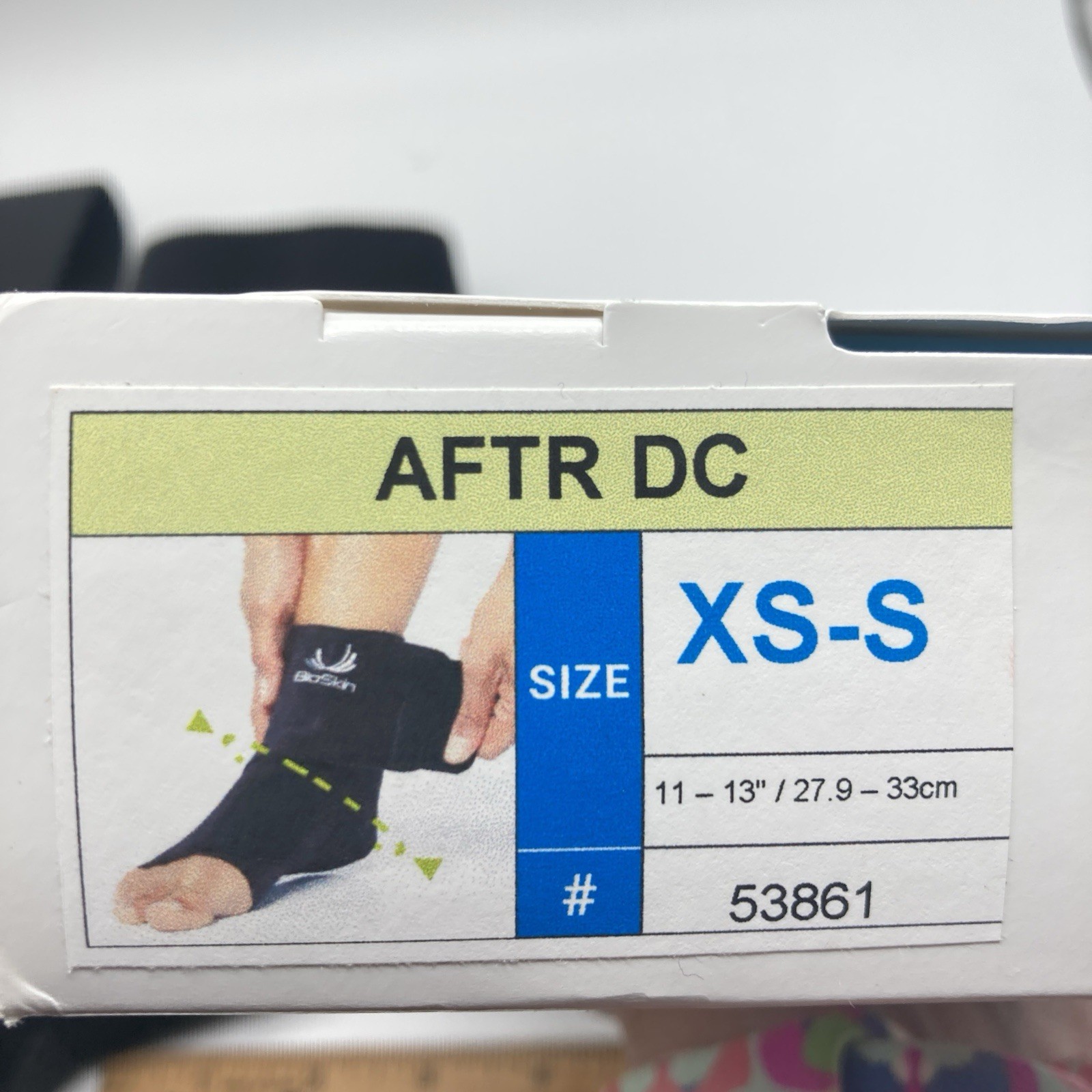BioSkin AFTR DC Ankle Compression Brace Ankle Wrap Post Injury Relief Small / XS