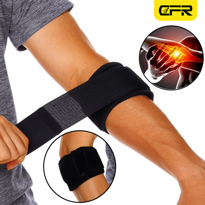 Elbow Support Strap Brace Pad Tennis Golfers Epicondylitis Clasp Protector Band