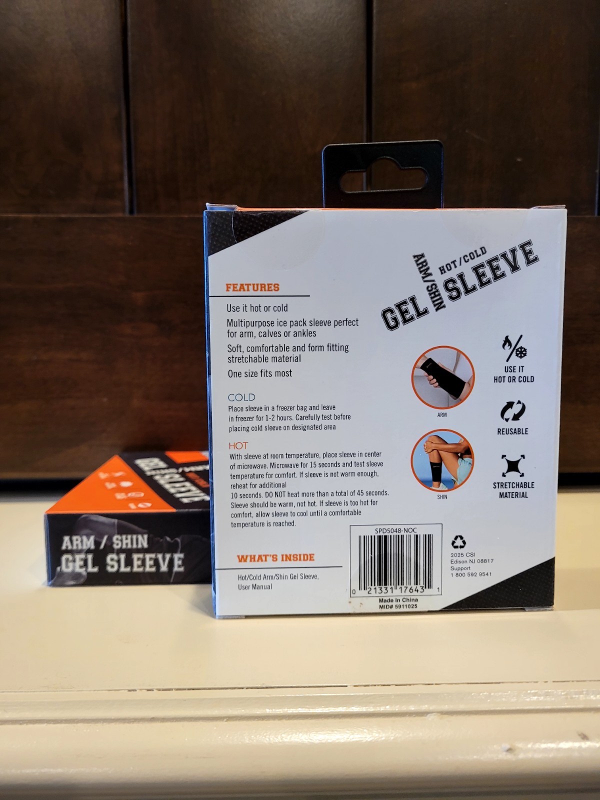 Spalding Gel Sleeves, For Calves And Forearms, 2-Pack