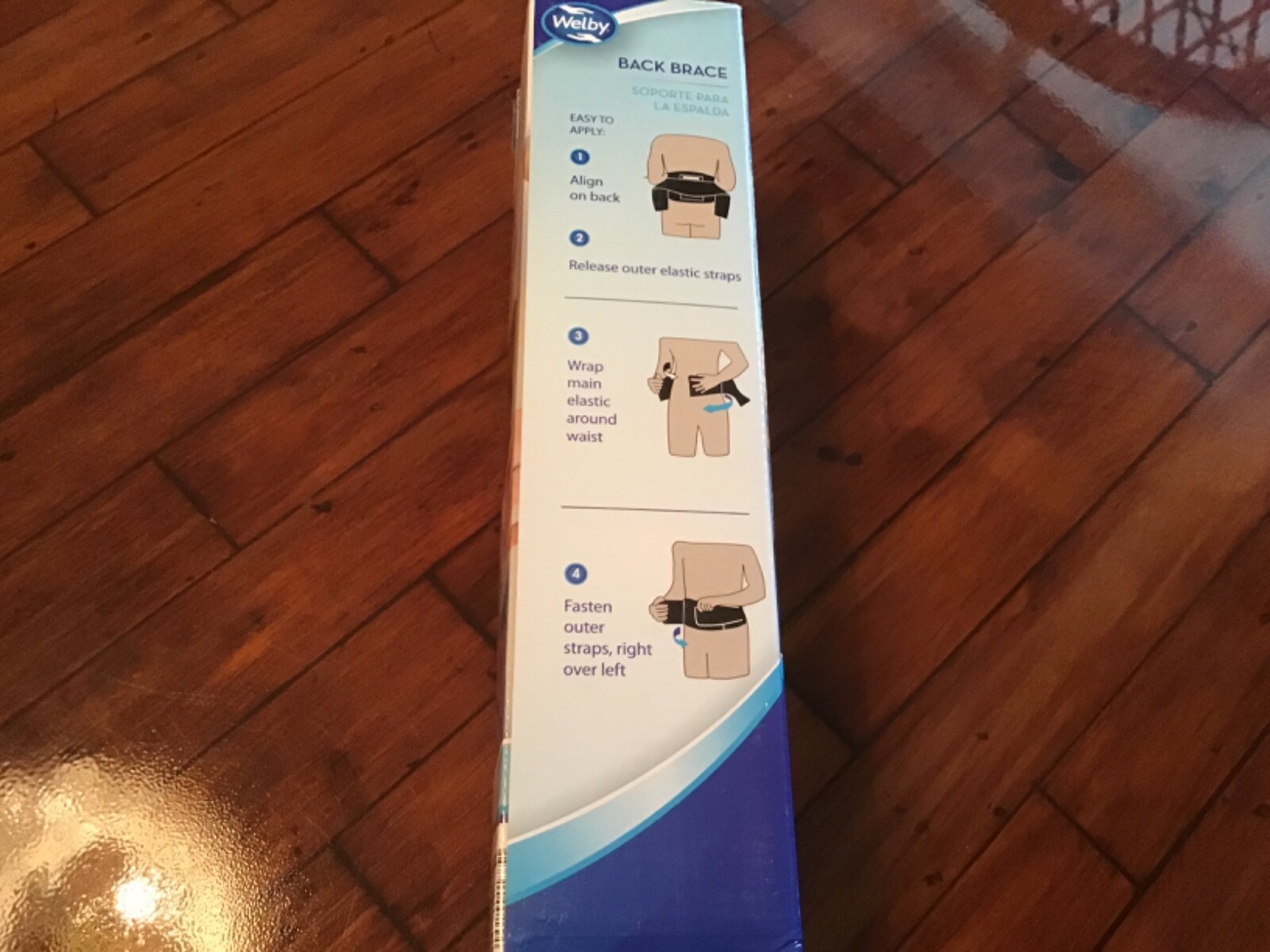 Back Support Back Brace Pain Relief Lumbar Support Belt One Size Unisex Welby Nw