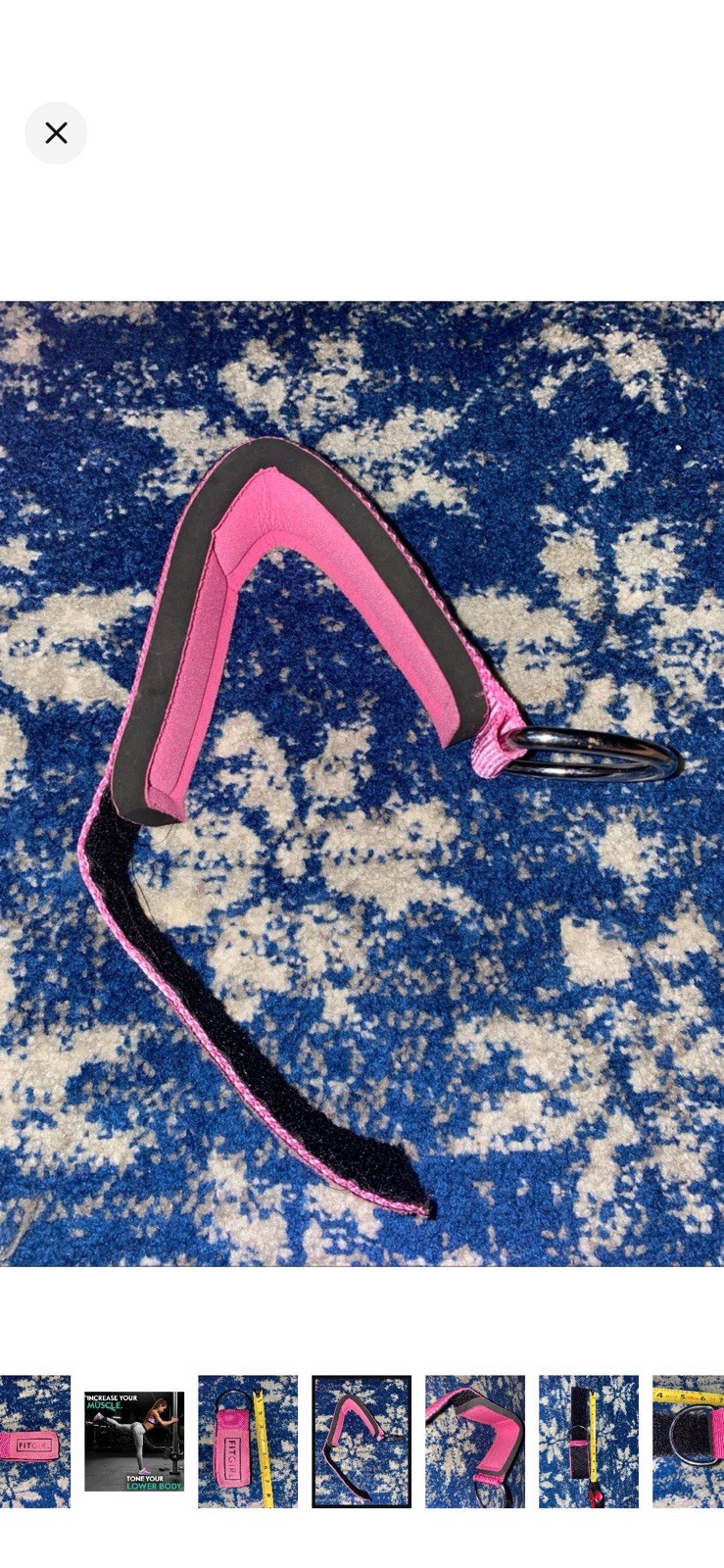 FITGIRL Ankle Strap for Cable Machine – Premium Padding and Comfort for Cable Ex