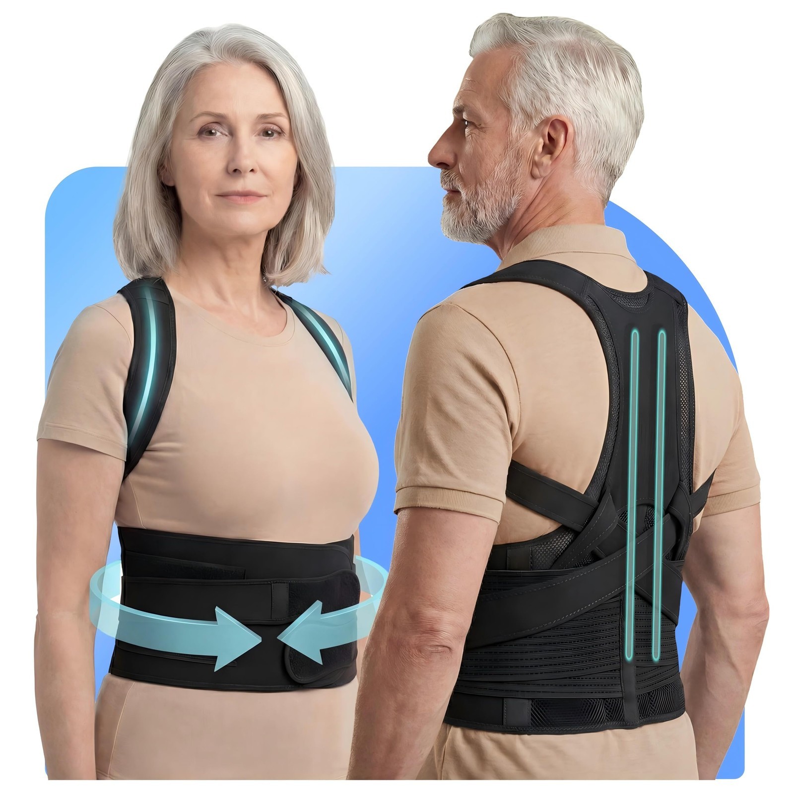 New for 2026 – Posture Corrector for Seniors Women & Men