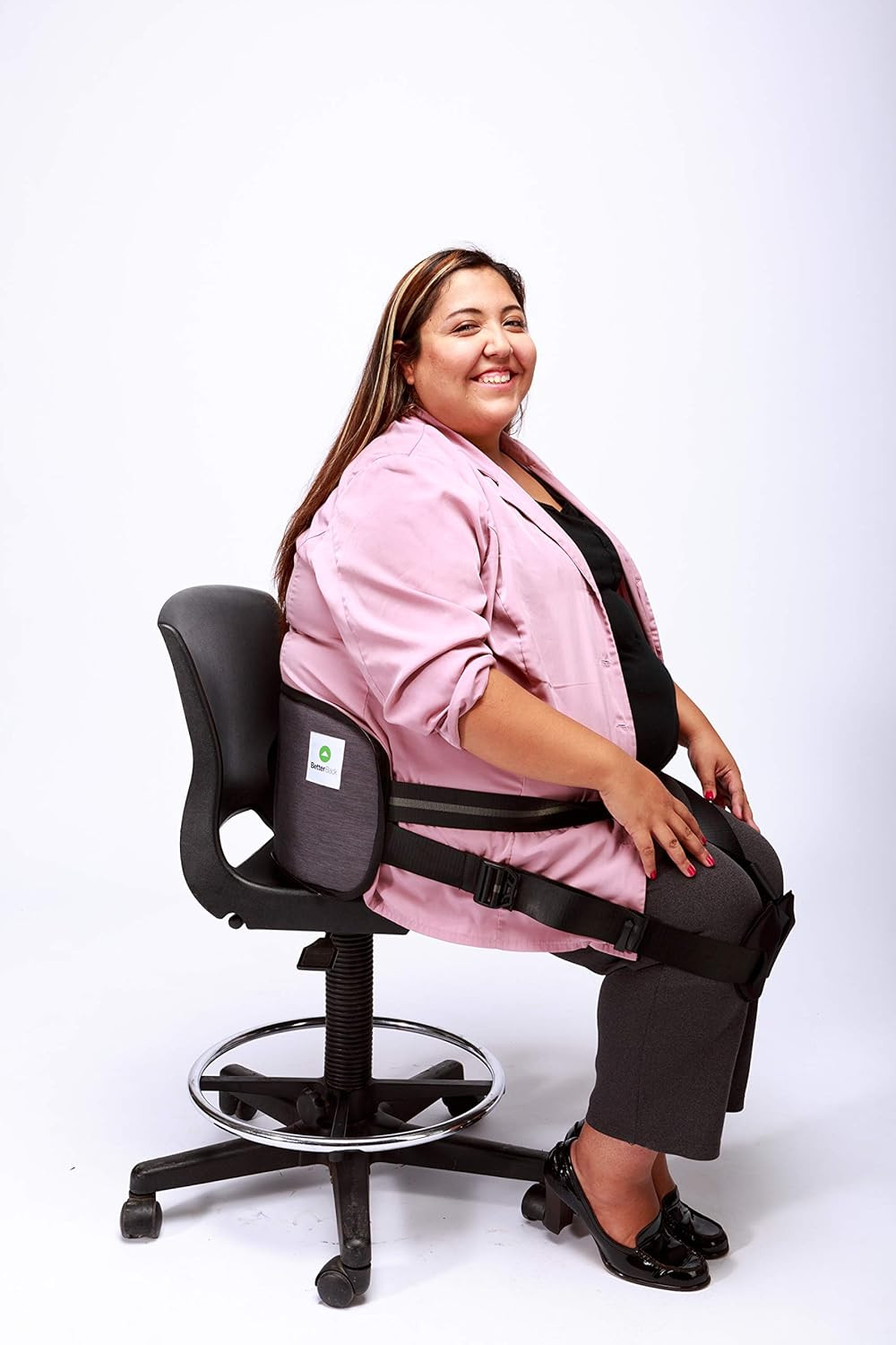 plus Size – Correct Back Posture While Sitting + Relieve Back Pain (Seen on Shar