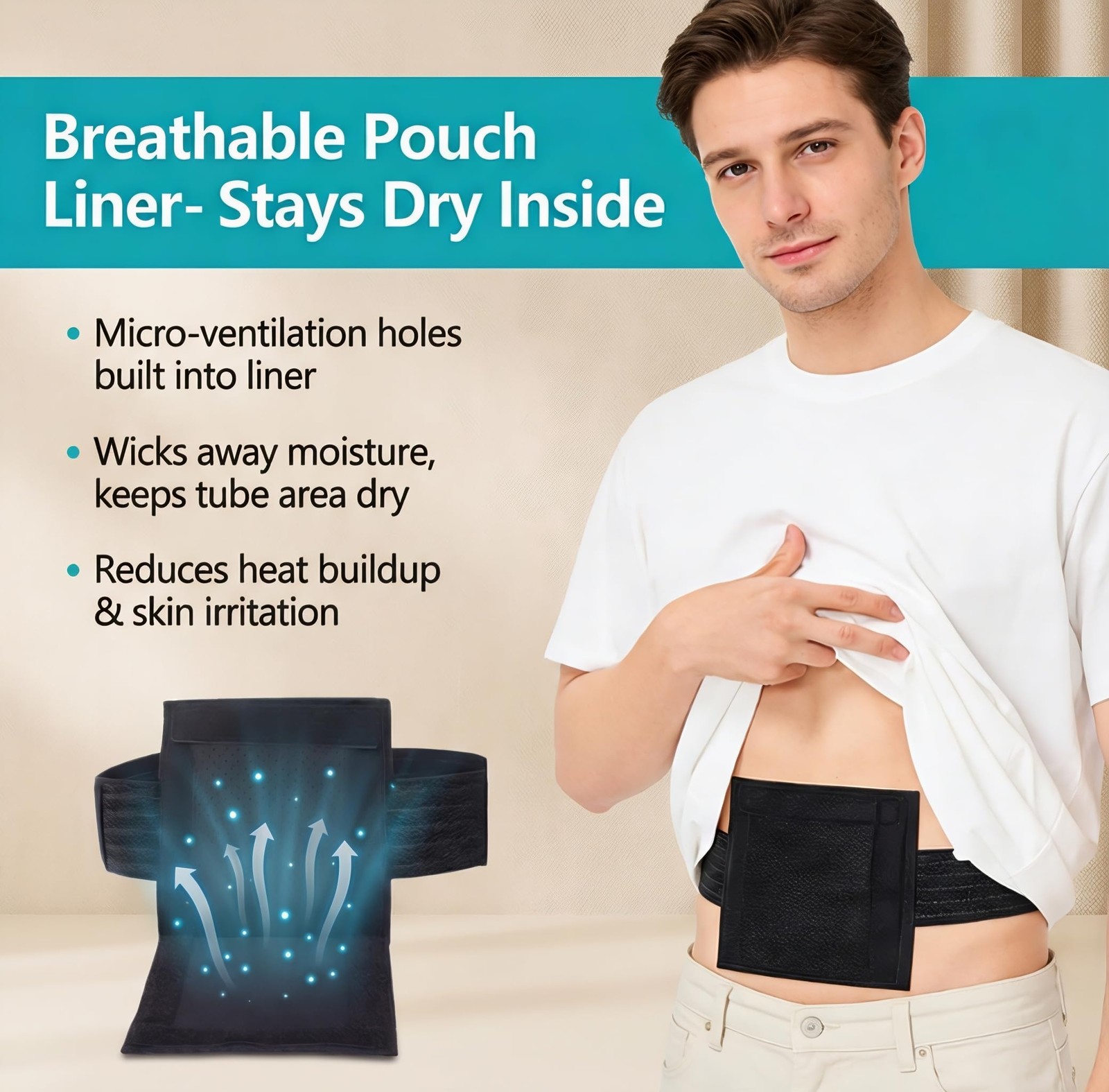 Feeding Tube Belt Breathable Feeding Tube Holder Tube Accessories Peg