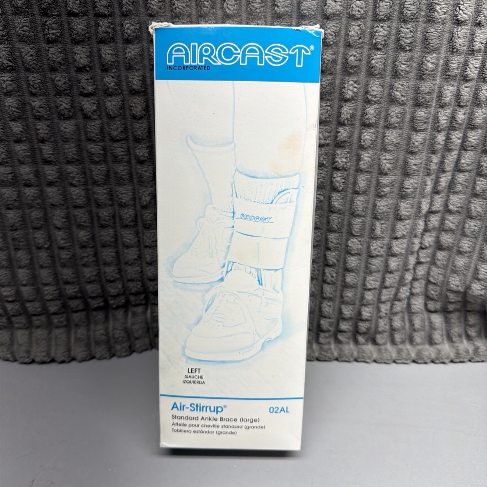 Aircast Air Stirrup 02AL Ankle Support Brace Standard Left Foot Large NIB