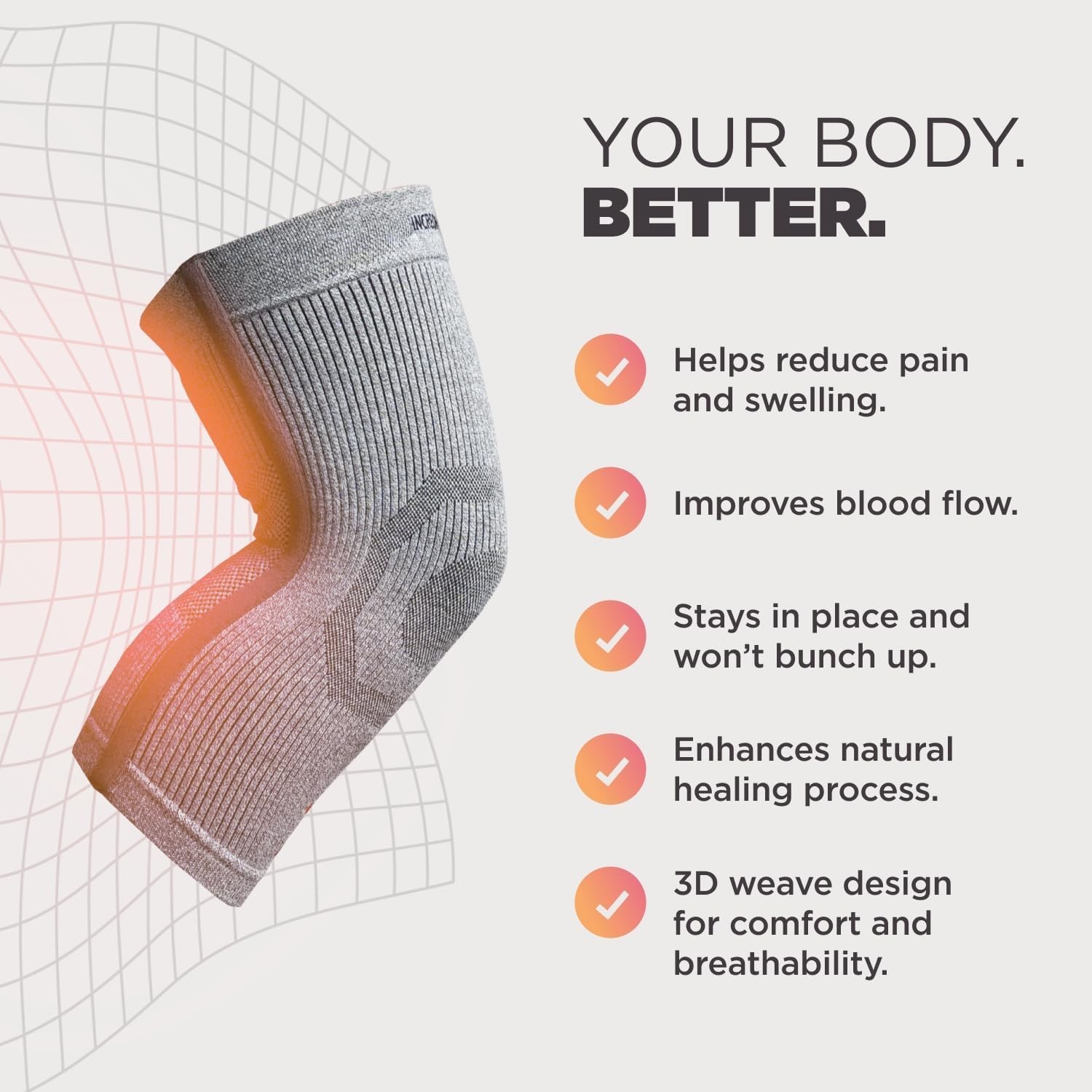 Therapeutic Knee Support Sleeve for Fast Recovery and Pain Relief – For All Legs