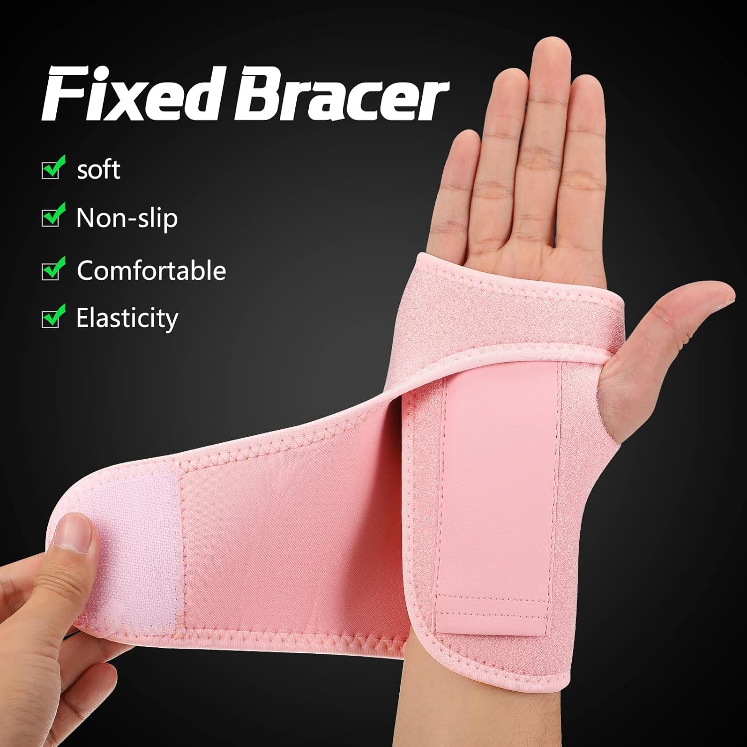 2 Pieces Carpal Tunnel Wrist Braces for Night Wrist Sleep Support Brace Wrist Sp