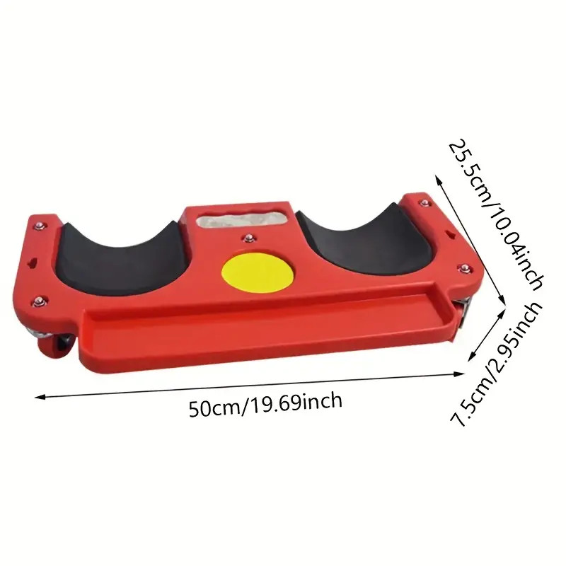 1pc Rolling Knee Pad Platform with Wheels, ABS Material, Multi-Function with Bui